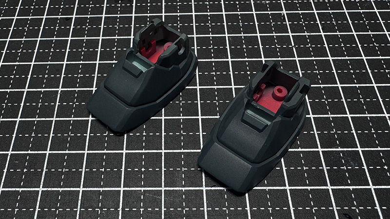 ジム足部の下地塗装