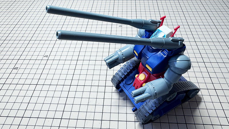 【ガンプラレビュー】今なお色褪せない傑作！HGUC ガンタンクを素組み検証 〜てんこ盛りの改修プランを妄想する〜