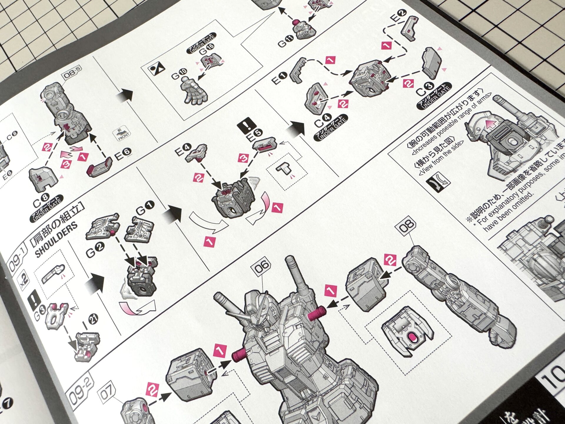 RGガンダムVer.2.0の説明書